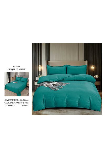 CHIRASO CHIRASO bedding set, DAMASK, Classic sheet 240x250cm, Duvet sheet 200x230cm and 2 pillowcases