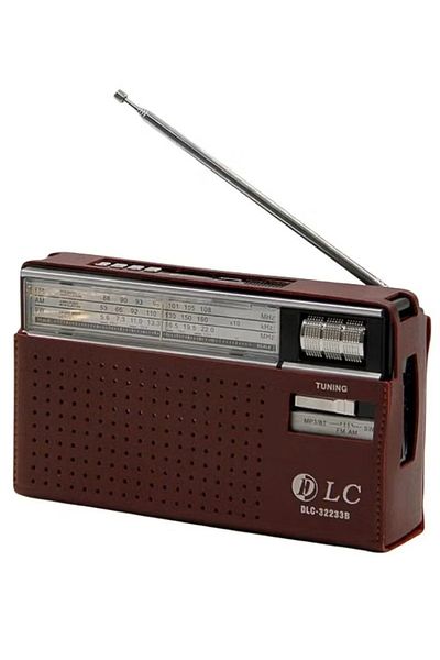 DLC Radio with Speaker – Bluetooth, FM/AM Support, Portable Retro Design