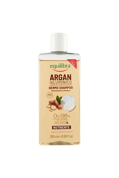 Equilibra Sampon cu Argan si Acid Hialuronic, 265 ml, Equilibra