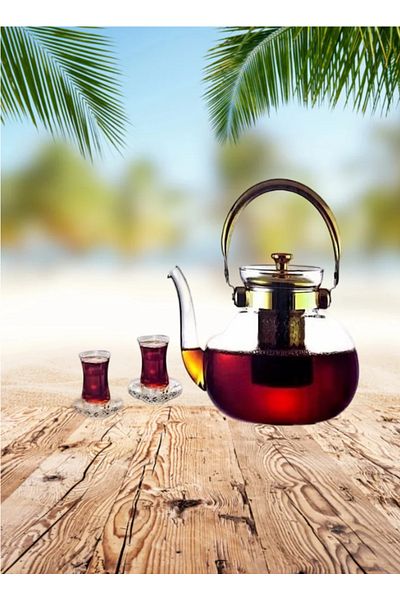 DLC Glass Teapot Boutique Series Gift Set
