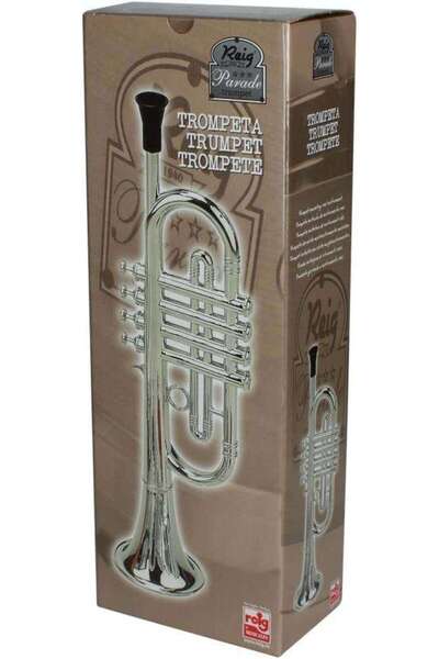 Dr. Rimpler Trompetă metalizată, model 4 note, argintie