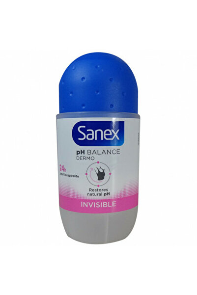 NINA KIKI Αποσμητικό roll-on αντιιδρωτικό Sanex Invisible 24h ph Balance 50 ml