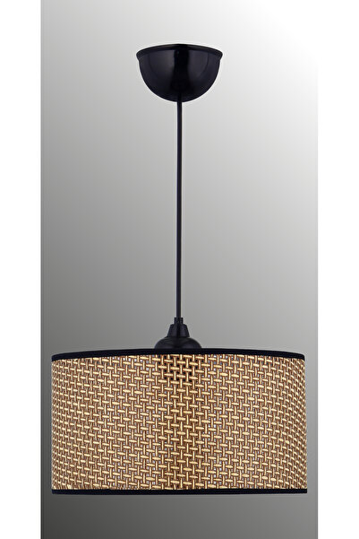 Emg DesiGn Doğal Hazeran Rattan Slindir Pasta Sarkıt Avize Çocuk Odası Yatak Odası Salon Mutfak Hol