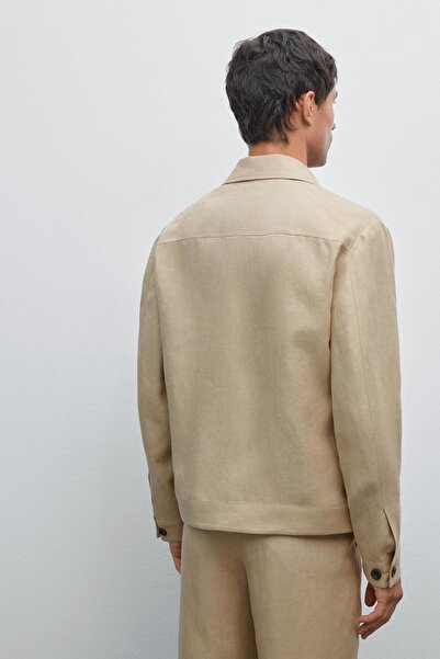 Massimo Dutti %100 keten baştan aşağı stil ceket