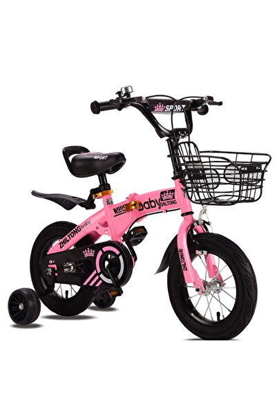 KidLe دراجة أطفال قابلة للطي مقاس 14 بوصة، دراجة مناسبة للبنات والأولاد من عم...