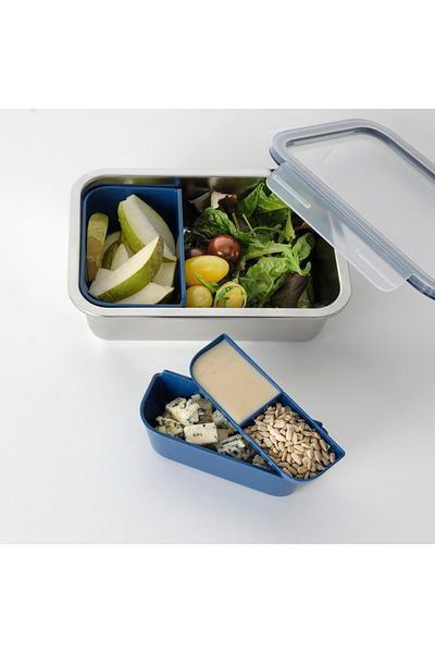 IKEA Insert for food container, set of 2, dark blue