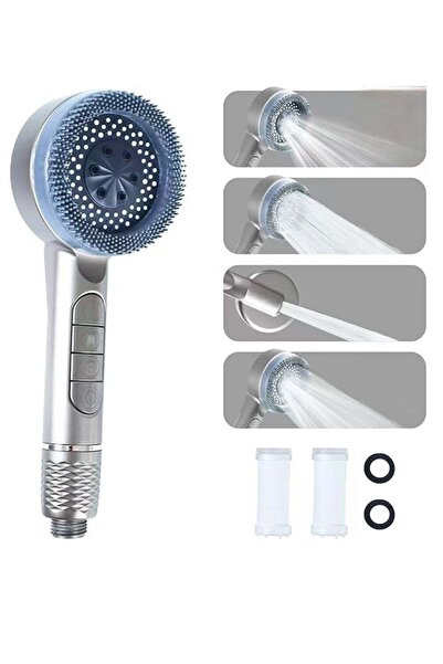 Generic OUYoo Filtered Shower Head with Handheld, High Pressure Shower Heads with Scalp Massager Shampoo Bru