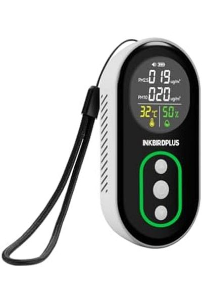 INKBIRDPLUS جهاز مراقبة جودة الهواء الداخلي PM2.5