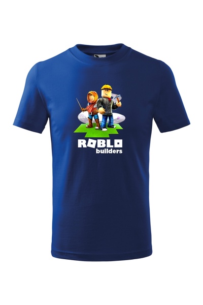 Funny Gift Tricou cu maneca scurta pentru copii Roblox Roblo Builders