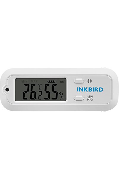 Inkbird مقياس الحرارة والرطوبة ITH-12S مستشعر ذكي لقياس درجة الحرارة والرطوبة بتقنية البلوتوث