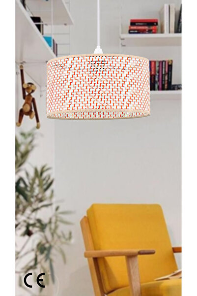 Emg DesiGn Doğal Hazeran Rattan Slindir Pasta Sarkıt Avize Çocuk Odası Yatak Odası Salon Mutfak Hol