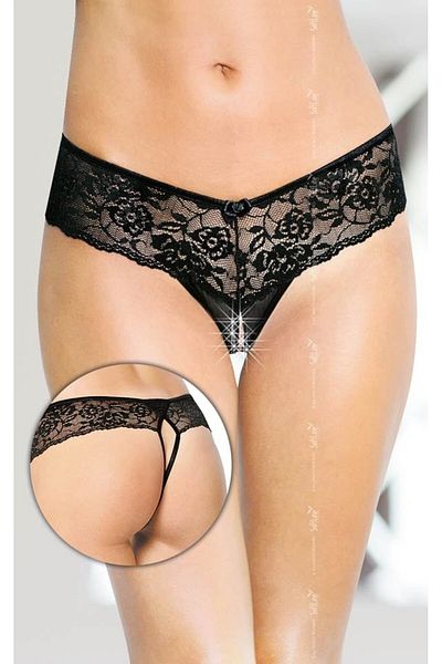 Softline Thong panties, model 2440, black, M/L