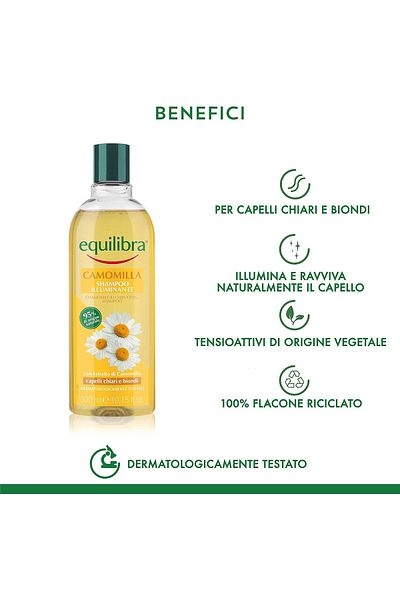 Equilibra Chamomile Shine Shampoo, 300 ml, Equilibra