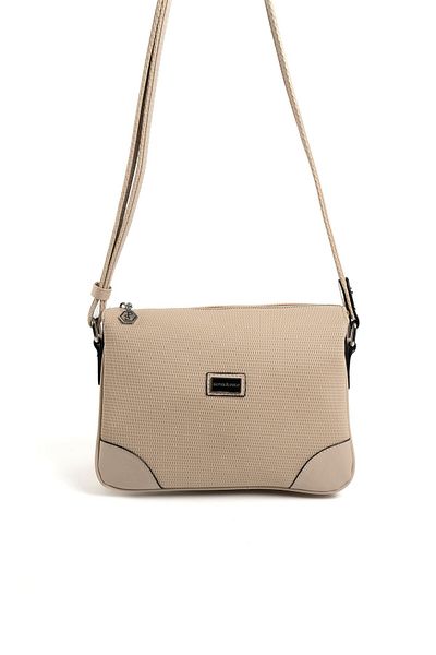Silver Polo Silver & Polo Sand Beige Sp784 Women's Crossbody Bag