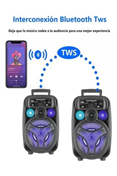 DLC مكبر صوت محمول بتقنية البلوتوث