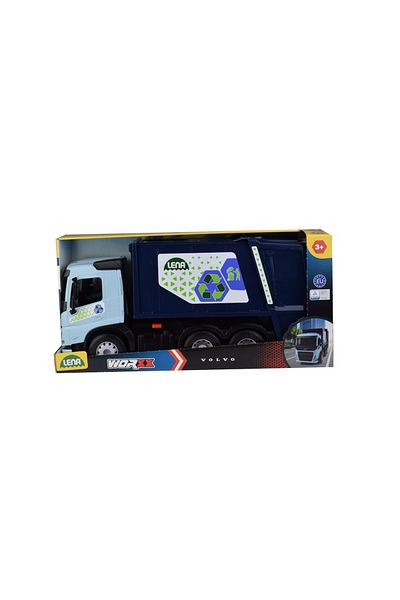 LENA Children's toy, WORXX Kipper Volvo FMX garbage truck, Lena, plastic, 54 cm long