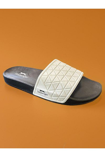 Slazenger Unisex Seaside Beach Slippers White-Black