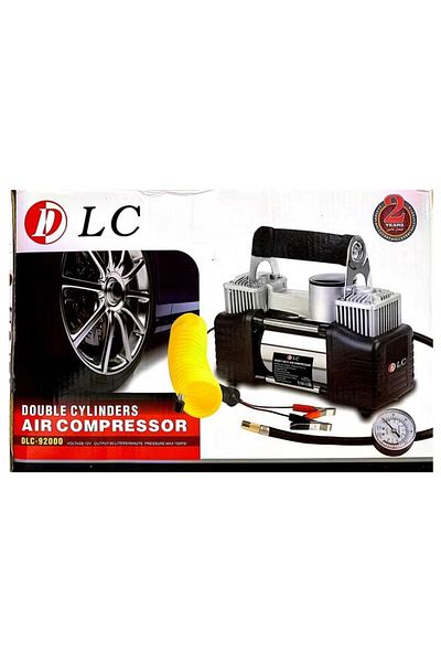 DLC Tire Inflator with Double Cylinder Air Compressor