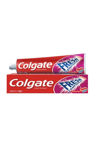 Colgate Fresh Confidence Xtreme Red Gel Toothpaste 125 ml