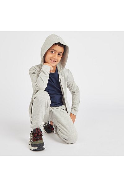 Juniors Solid Jacket with Long Sleeves and Hood