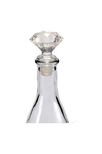NİLOX Transparent electric plug, Diamond model, dimensions 4.5 x 14.5 x 8.5 cm