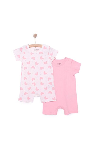 ebebek Hello Baby HelloBaby Yenidoğan Kız 2li Kısa Tulum Kız Bebek