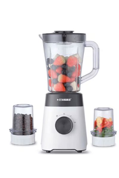 Stargold SG-1389 Titano Blender 3 in 1, 600W – With Grinder & Chopper Jars
