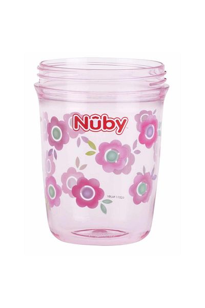Nuby Cup with handles, Nuby, 360 degrees, Tritan, 240 ml, 6 months+, Pink