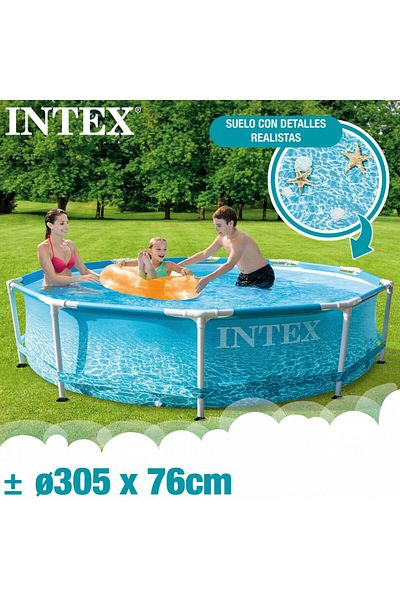Nose Intex Beachside 28206NP removable pool, metal frame, 3.05mx76cm