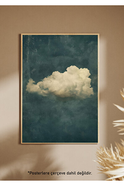 One Little Happiness Αφίσα CLOUD Αισθητική αφίσα τοίχου, αφίσα χωρίς πλαίσιο