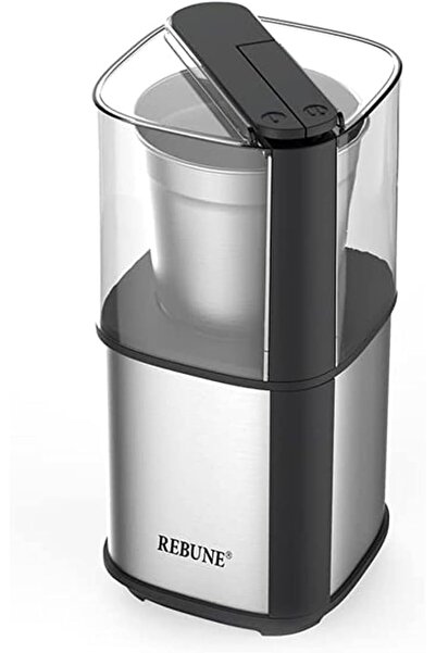 rebune مطحنة قهوة كهربائية 0.08 كجم 300 واط RE-2-149 رمادي