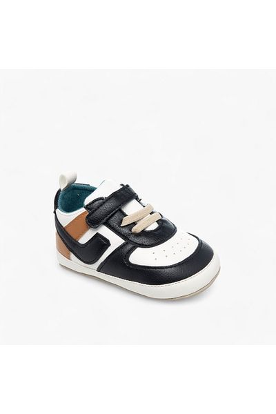 Juniors Colourblock Booties with Hook and Loop Closure