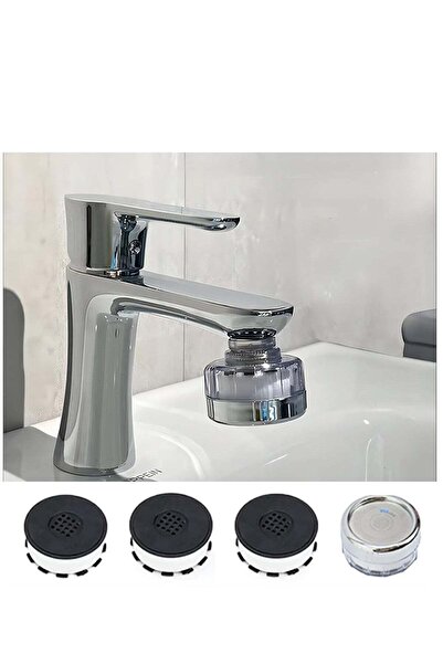 Bonjour فلتر مياه الصنبور 4 في 1 - جهاز تنقية مياه الصنبور طويل الأمد للمطبخ ...