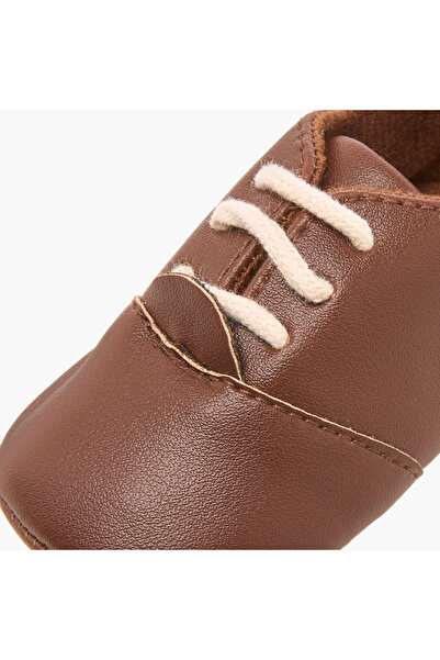 giggles Solid Faux Leather Slip-On Booties