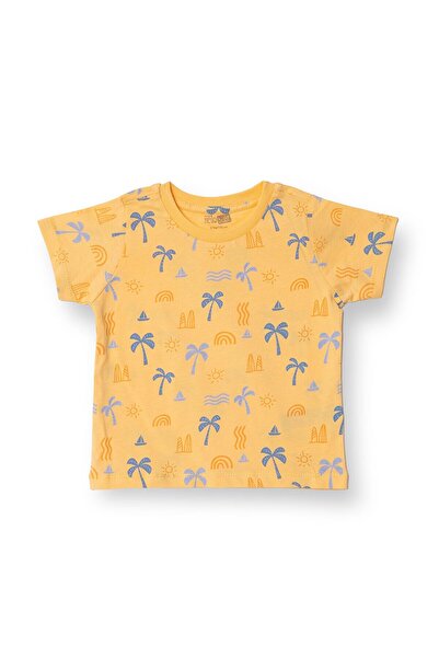 ebebek Hello Baby HelloBaby Basic Erkek Palmiye Ağacı Baskılı T-Shirt Erkek B...