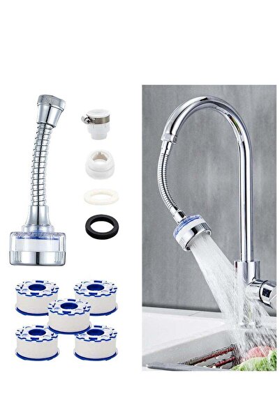 Bonjour 360° Rotating Faucet Water Filter Set – Sink Water Purifier with Exte...
