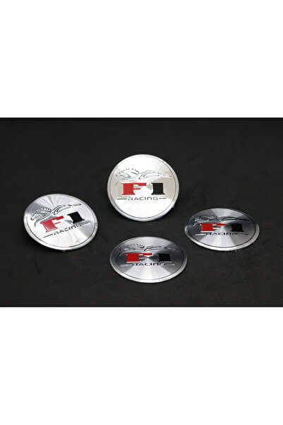 OTOCİRİT Jant Göbek Arma İthal Metal Sticker F1 Racing Dizayn