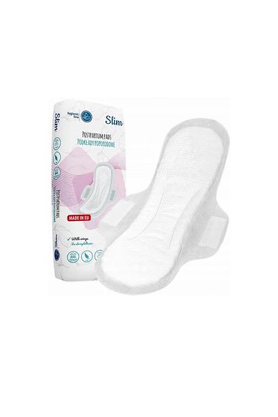 Akuku Set 10 tampoane postnatale cu aripioare de prindere, soft & delicate A0069, Slim