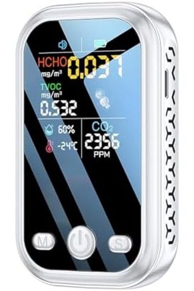 Inkbird CO2 Detector Upgraded Mini CO2 Monitor Meter Portable Multi-Function 5-in-1 Air Quality Moni
