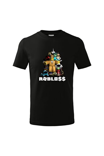 Funny Gift Tricou cu maneca scurta pentru copii Roblox Roboss