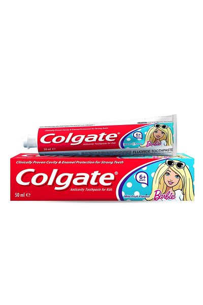 Colgate Kids Girls Fluoride Toothpaste 6+ Barbie 50 ml