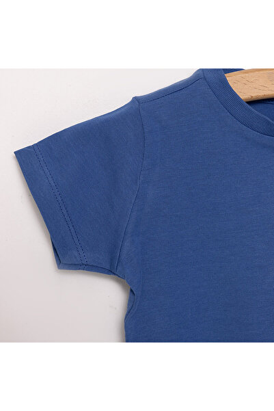 ebebek Hello Baby Hellobaby Baby Boy Basic T-Shirt Crew Neck Short Sleeve Saks