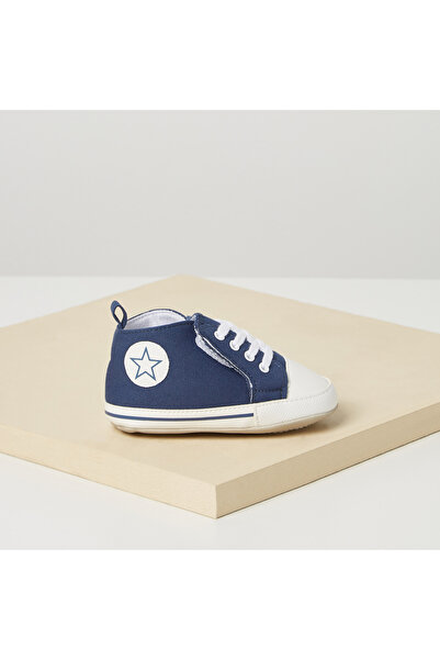 Juniors Textured Lace-Up Booties