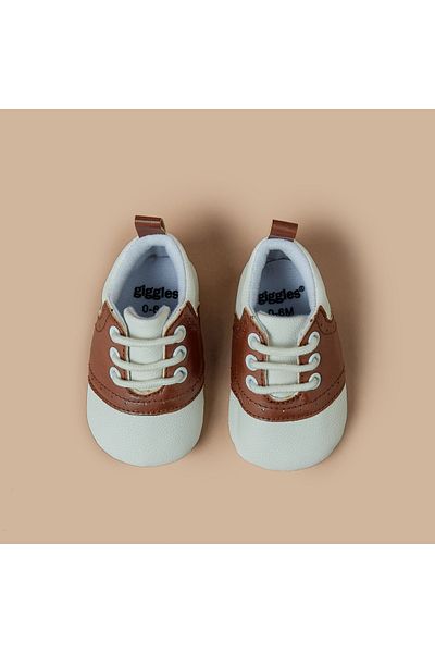 giggles Colourblock Booties with Lace-Up Closure