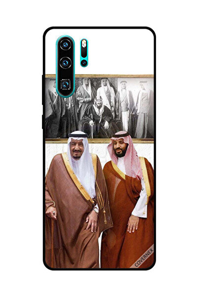 Covernex غطاء حماية لهاتف هواوي بي 30 برو الملك سلمان وولي العهد يتحدثان أثنا...