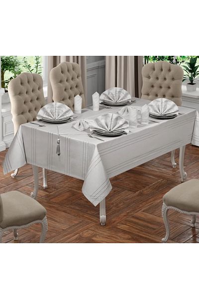Cardea Home Collection Colber Tablecloth Set 26 Pieces for 12 people