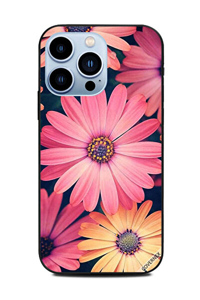 Covernex غطاء حماية لهاتف Apple iPhone 13 Pro - زهور الخوخ والوردي