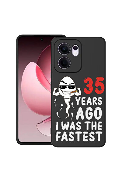bestcase ® Husa Slim Silicon pentru OPPO Reno13 F / Reno13 FS, 35 Years ago, ...