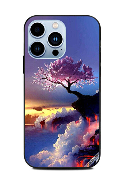 Covernex غطاء حماية لهاتف Apple iPhone 13 Pro - غيوم شتوية على البحر