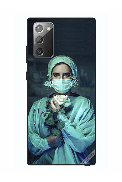 Covernex غطاء حماية لهاتف سامسونج جالكسي نوت 20 ممرضة تحمل زهرة